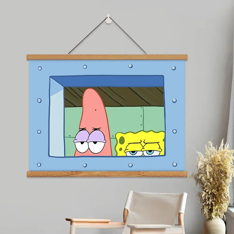 Cuadro de Bob Esponja - Trío de Fondo de Bikini
