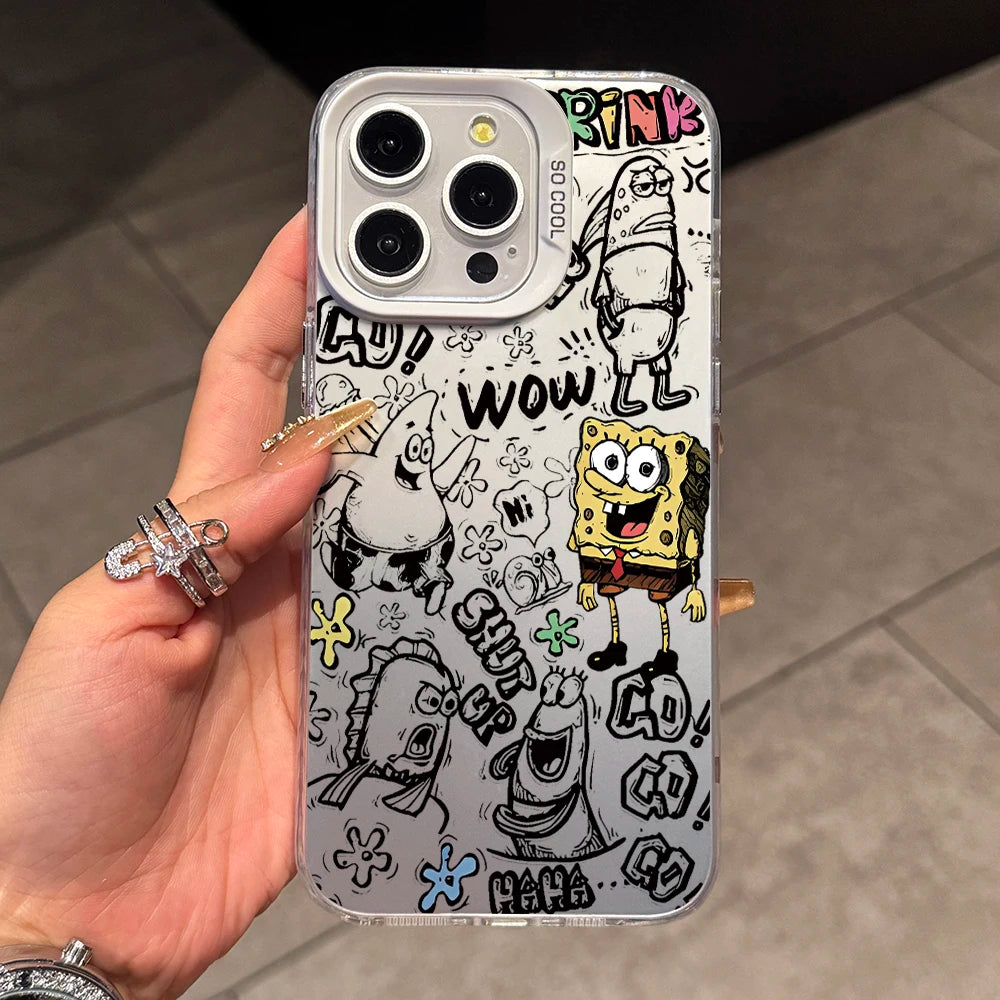 SpongeBob Case - Black Street Art Graffiti Model