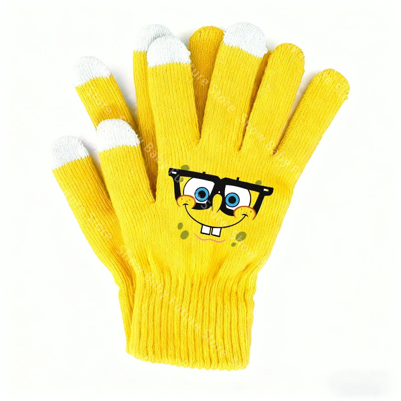 SpongeBob Touchscreen Gloves - SpongeBob Face