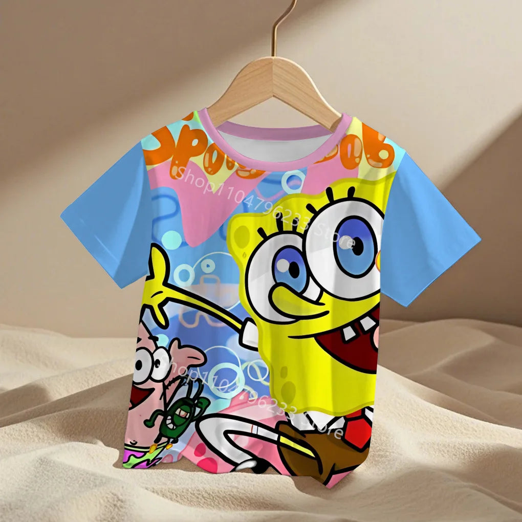 T-shirt Bob l'Éponge - Bulles 3D