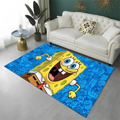 Tapis Bob l'Éponge : rire éclatant