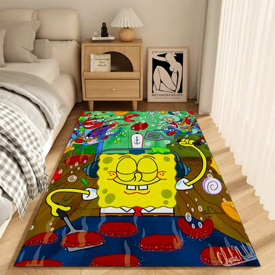 Tapis de salon Bob l'Éponge : Bob en cuisinier