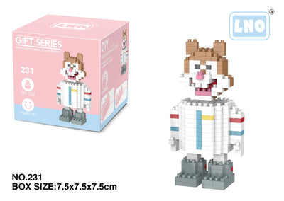 Figurine nanobloc à construire : Sandy l'écureuil