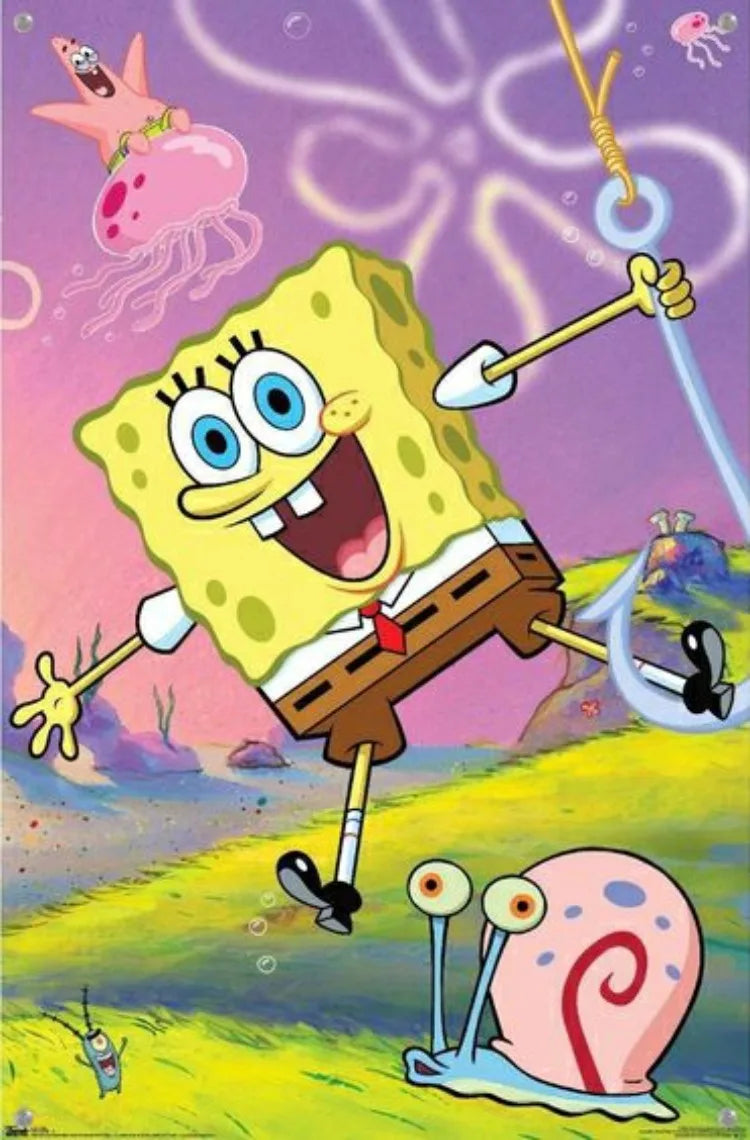 Diamond Painting Bob Esponja - Cumpleaños