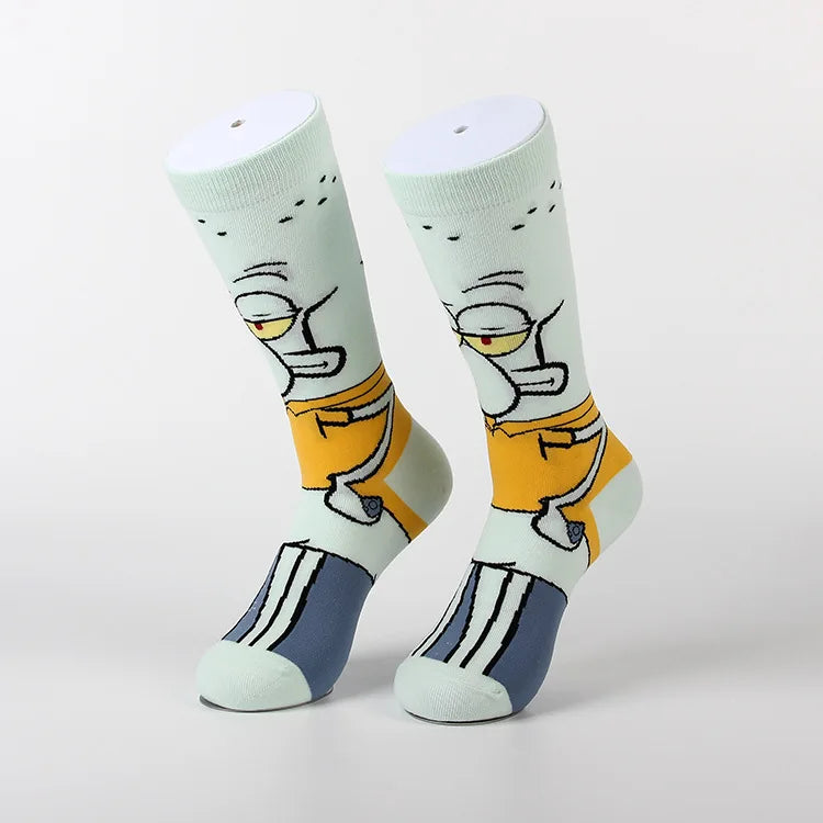 Calcetines de Bob Esponja - Tripulación de Fondo de Bikini