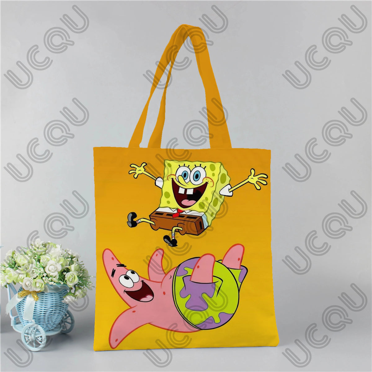 Bolsa tote Bob Esponja - Modelo Caza de medusas