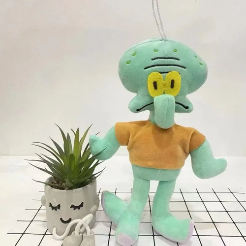 Peluche Bob Esponja - Calamardo Tentáculos Hastiado