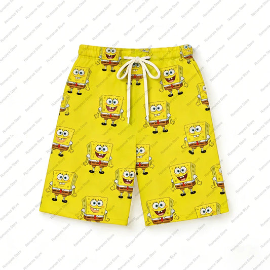 Short de bain Bob l'Éponge : motif all-over