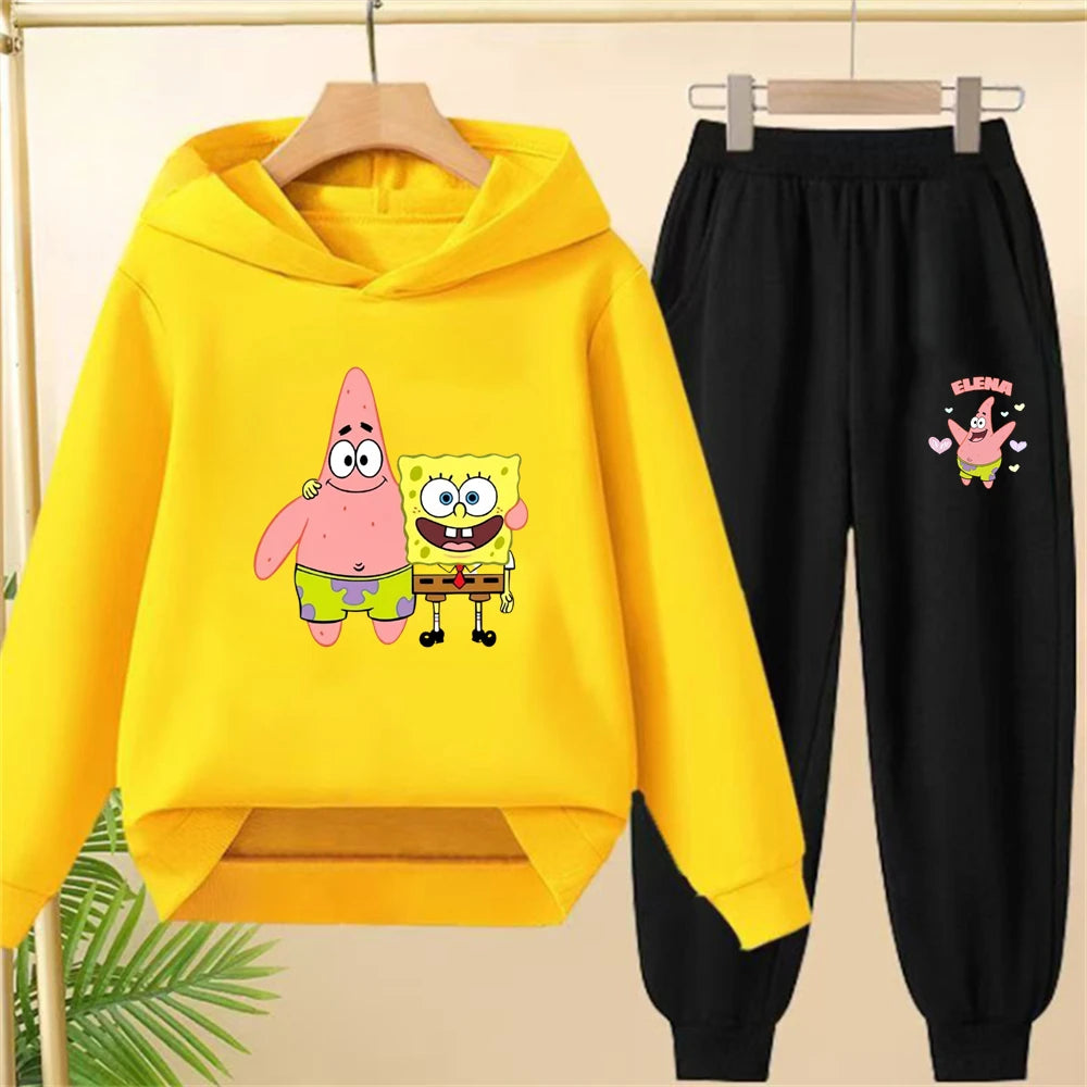 Conjunto gris de Bob Esponja - Diseño depurado (Parte superior e inferior)