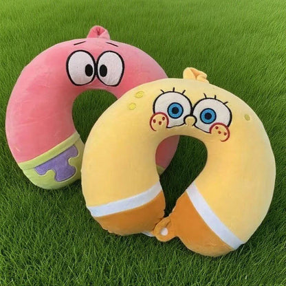 Patrick The Star Travel Pillow - Soft Headrest