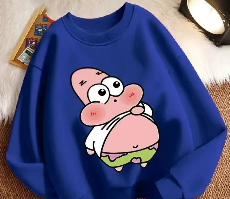 Sudadera Gris de Patricio Estrella - Barriga Redonda