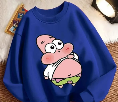 Sudadera Gris de Patricio Estrella - Barriga Redonda