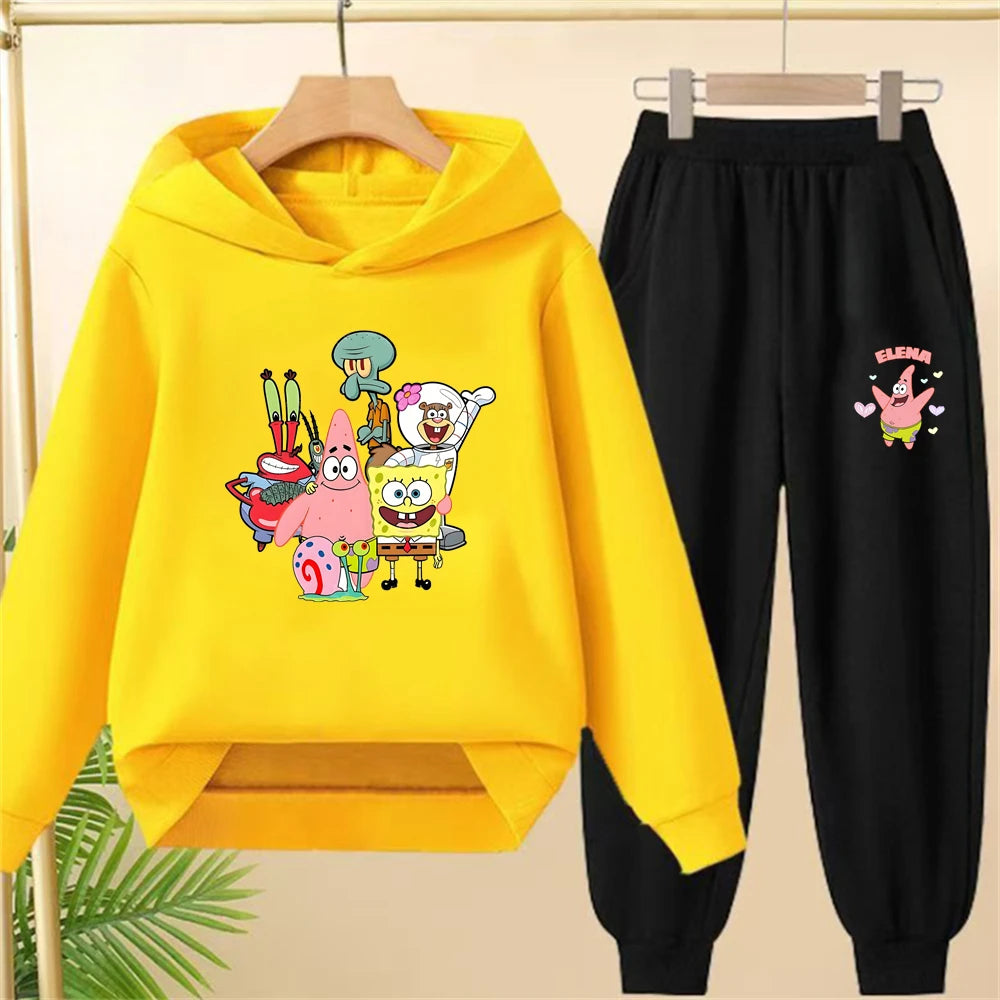 Conjunto gris de Bob Esponja - Diseño depurado (Parte superior e inferior)