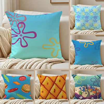 Housse de coussin Bob l'Éponge : design mix
