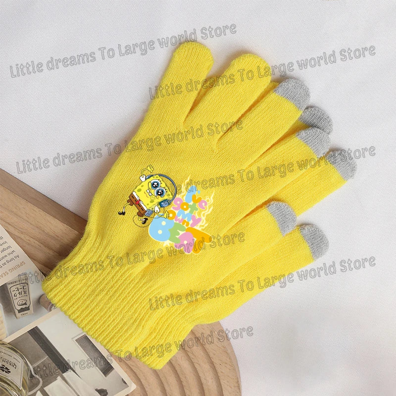 Guantes táctiles Bob Esponja - Bob y Patricio