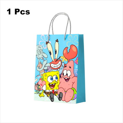 Bolsas de regalo de Bob Esponja - Pack de fiesta