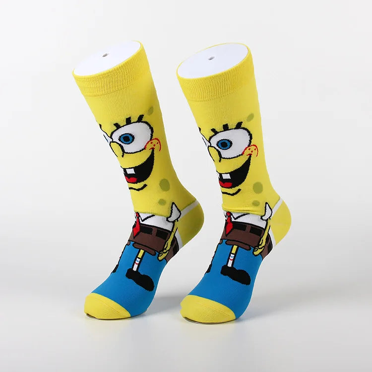 Calcetines de Bob Esponja - Tripulación de Fondo de Bikini