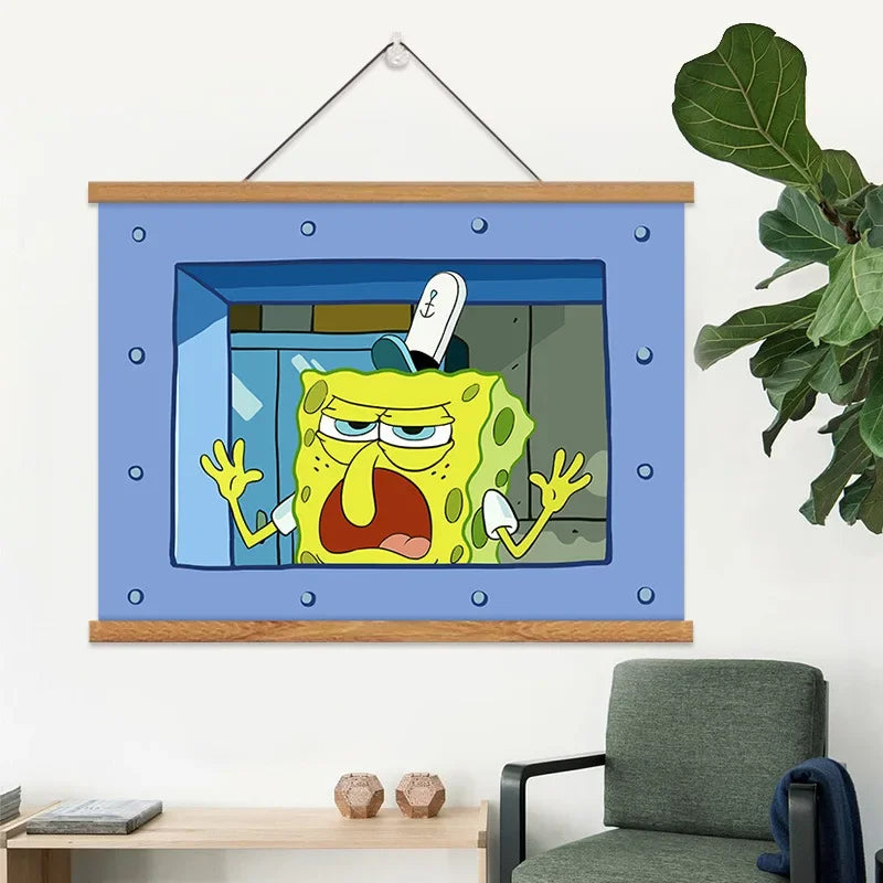 Cuadro de Bob Esponja - Trío de Fondo de Bikini