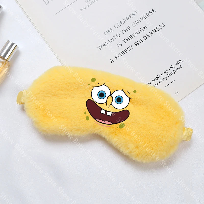 Antifaz para dormir de Bob Esponja - Cara dormida