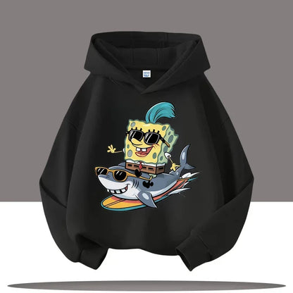 Sudadera gris jaspeada de Bob Esponja - Gary y Bob