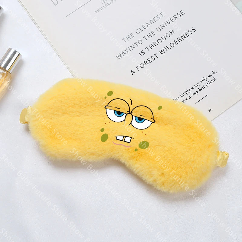 Antifaz para dormir de Bob Esponja - Cara dormida