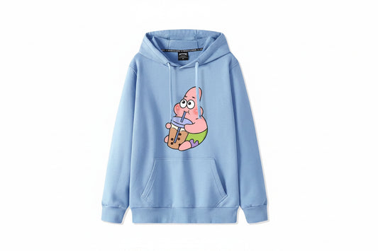 Sudadera azul cielo de Patricio Estrella - Comida tranquila