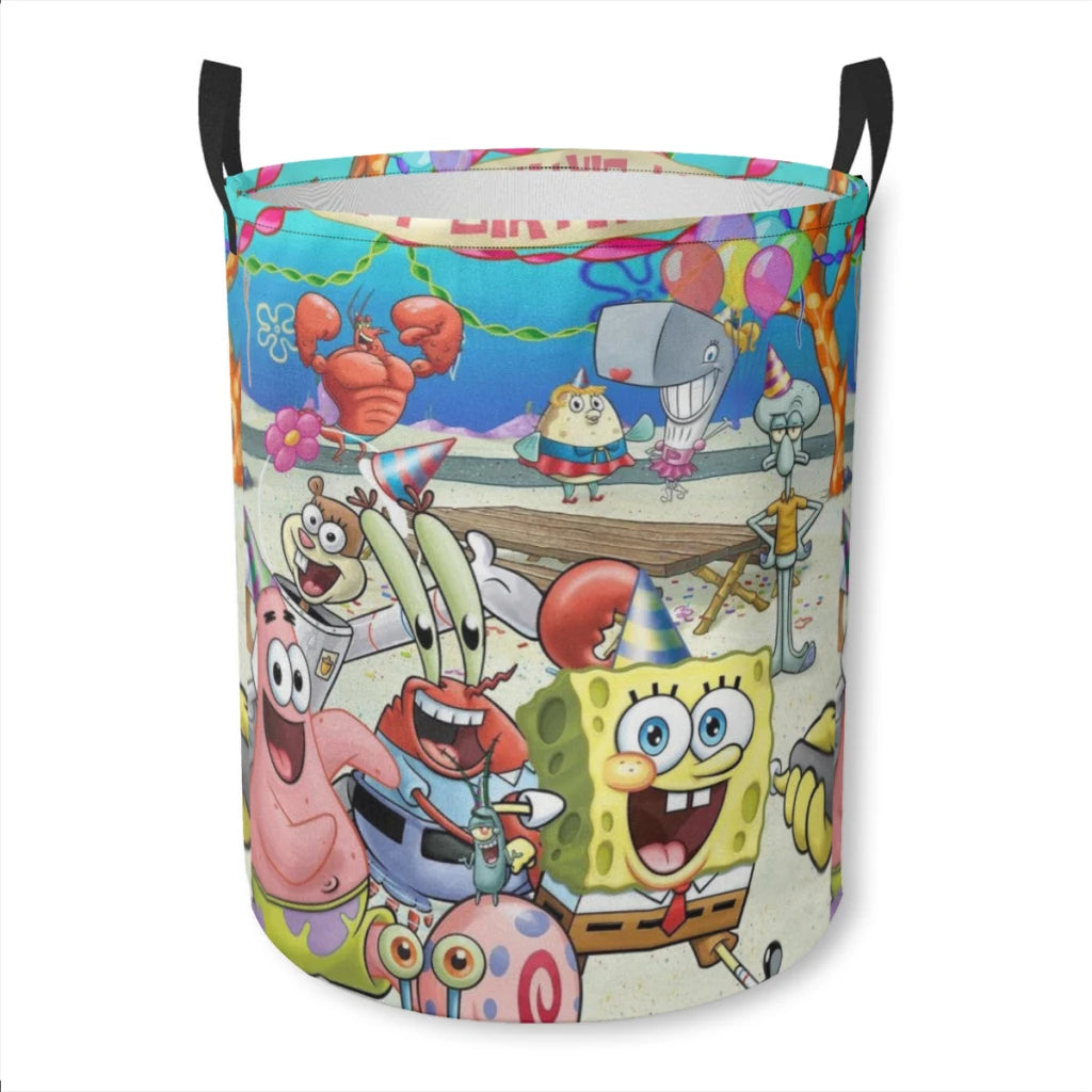 Cesto para la ropa sucia de Bob Esponja - Almacenamiento de Fondo de Bikini