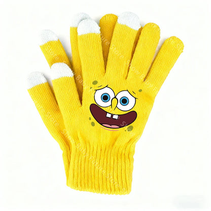 SpongeBob Touchscreen Gloves - SpongeBob Face