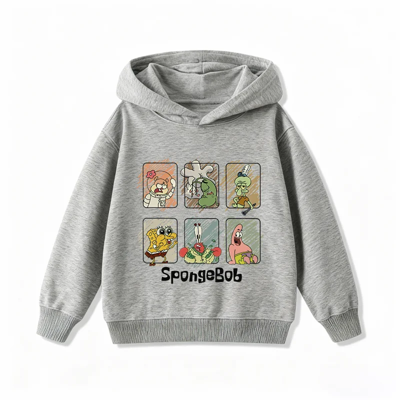 Sudadera blanca de Bob Esponja - Las muecas de Bob (cuadrado)