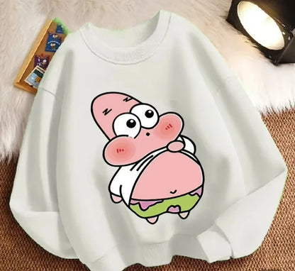 Sudadera Gris de Patricio Estrella - Barriga Redonda