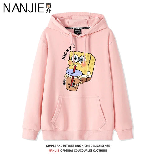 Sudadera rosa pastel de Bob Esponja - Ambiente relajado