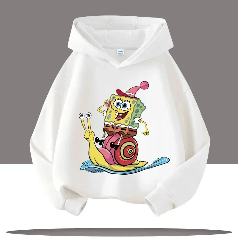 Sudadera gris jaspeada de Bob Esponja - Gary y Bob