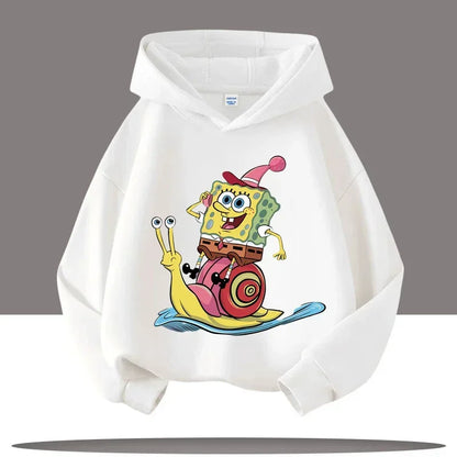 Sudadera gris jaspeada de Bob Esponja - Gary y Bob