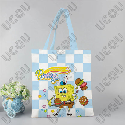 Bolsa tote Bob Esponja - Modelo Caza de medusas