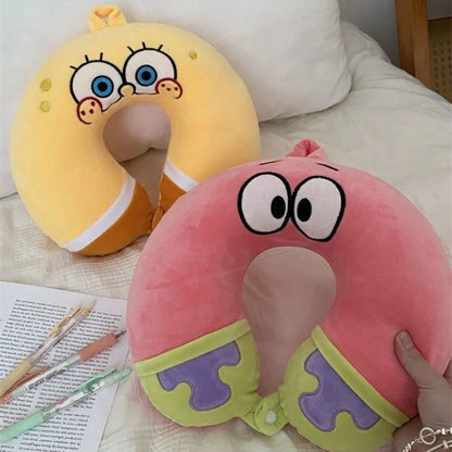 Patrick The Star Travel Pillow - Soft Headrest