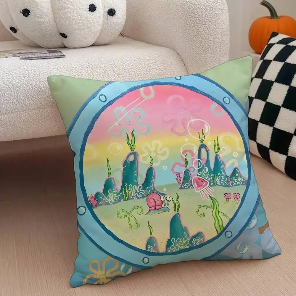 SpongeBob SquarePants Cushion Cover - Mix Design