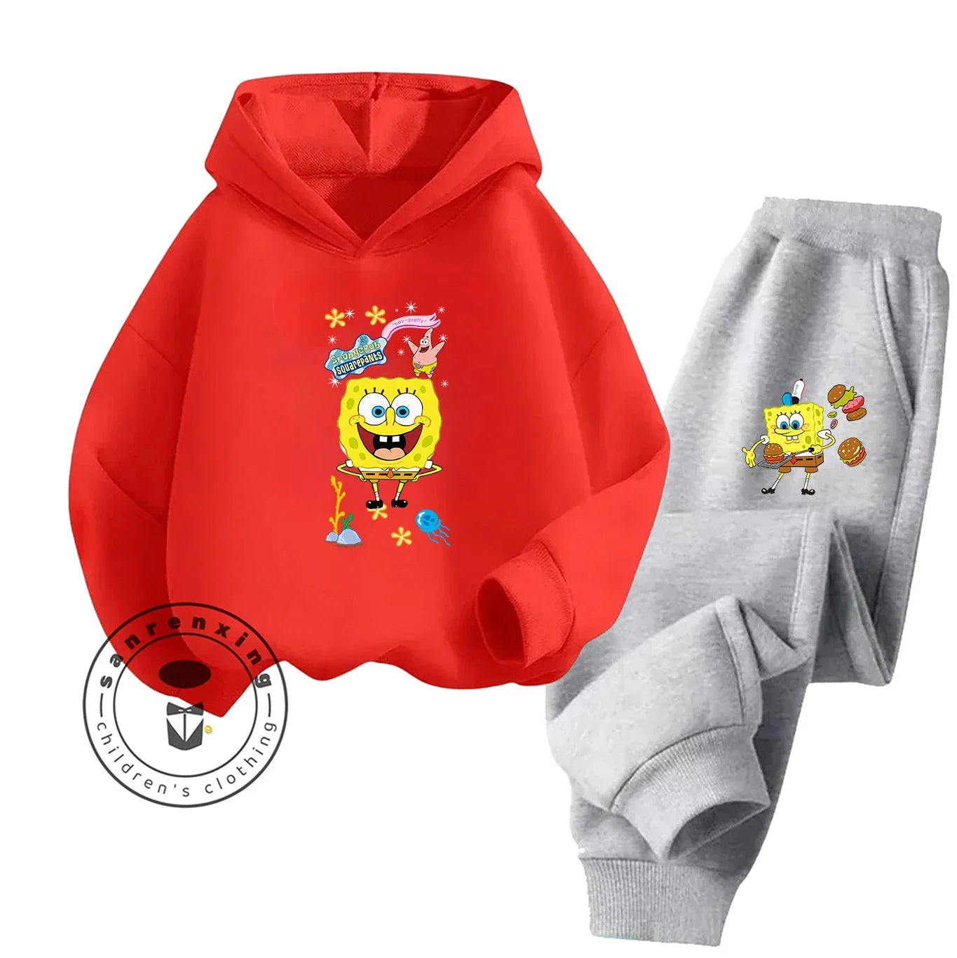 Conjunto de chándal infantil de Bob Esponja - Amarillo brillante
