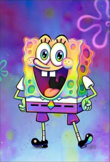 Diamond Painting Bob Esponja - Cumpleaños