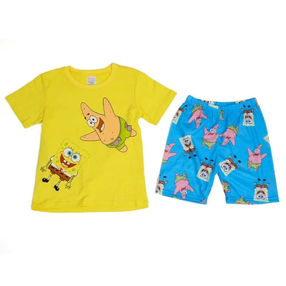 Conjunto Bob Esponja - Camiseta y pantalón corto