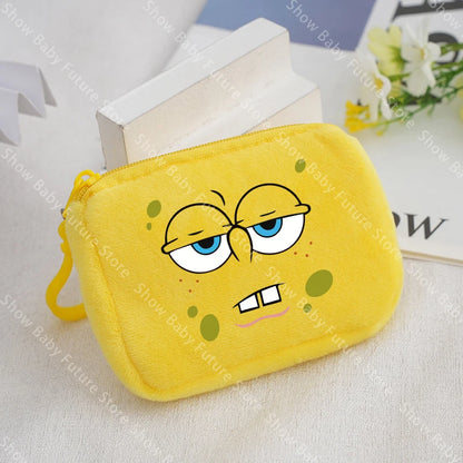 SpongeBob Plush Pouch - Super Soft Face