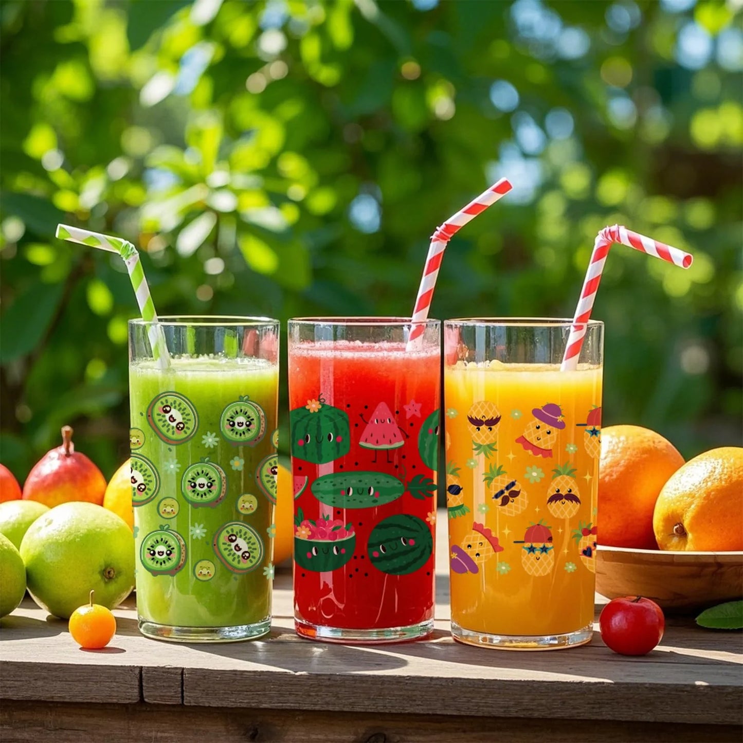 SpongeBob Glass - Can Style with Straw