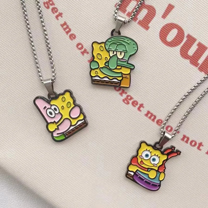 SpongeBob Couple Necklaces - Duo Pendants