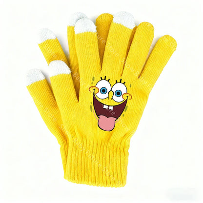 SpongeBob Touchscreen Gloves - SpongeBob Face