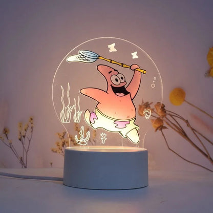 Bob & Patrick LED Night Light - Imagination Meme