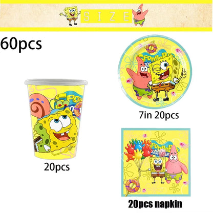 Mantel individual de Bob Esponja - Amarillo soleado