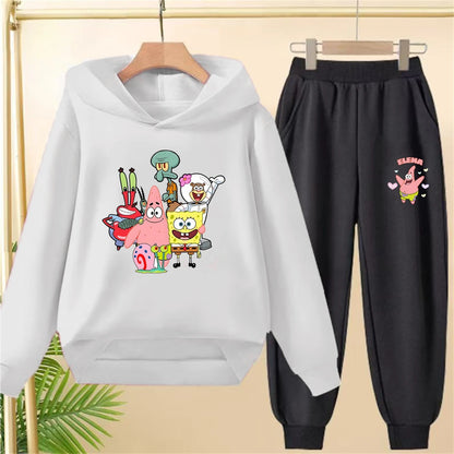 Conjunto gris de Bob Esponja - Diseño depurado (Parte superior e inferior)
