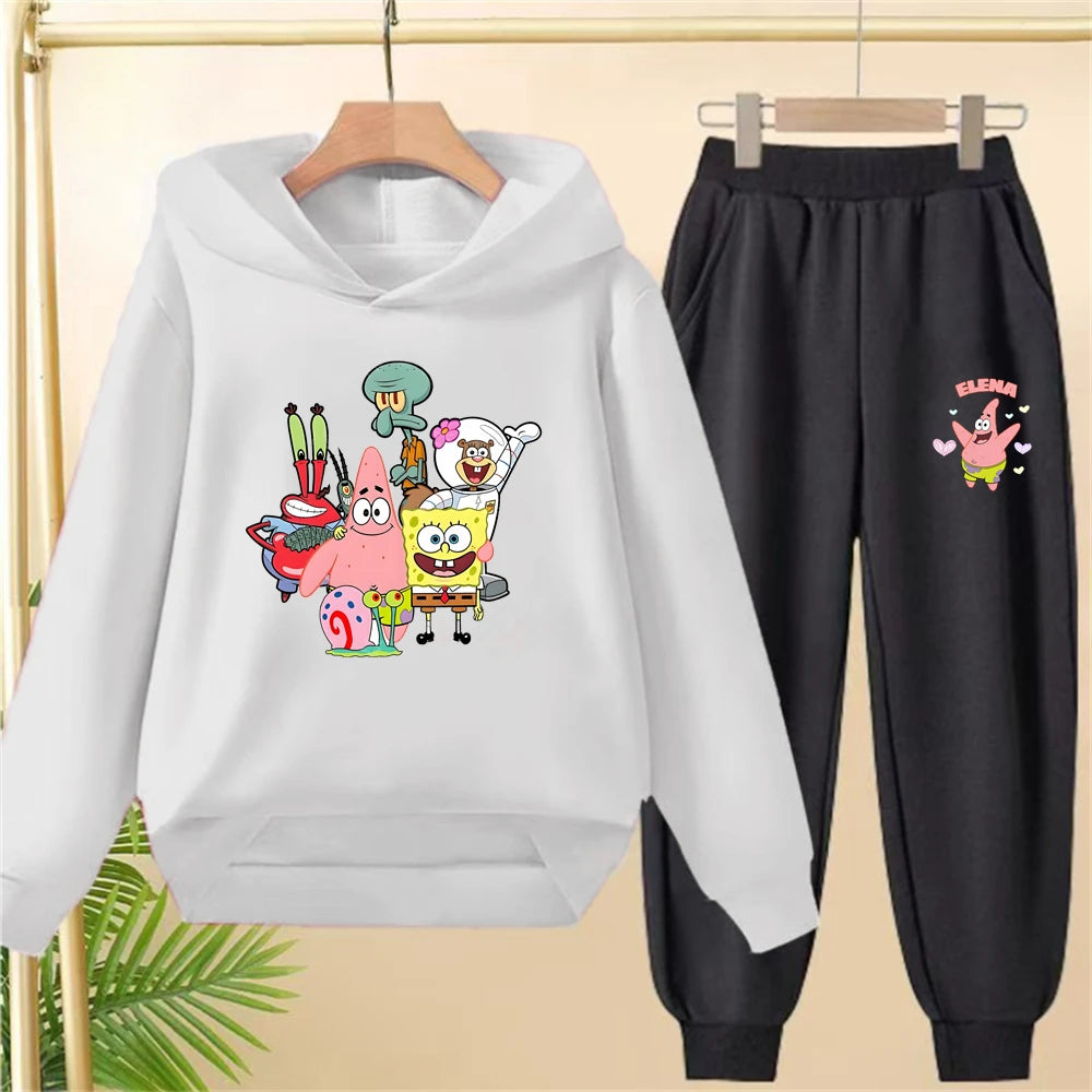 Conjunto amarillo de Bob Esponja - Clásico (Logotipo en el pecho)