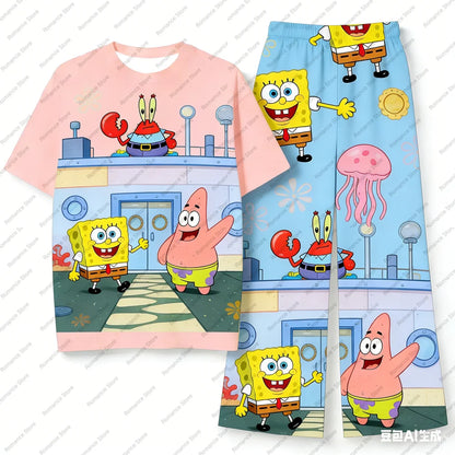SpongeBob Long Pyjamas - Pineapple T-Shirt & Trousers Set