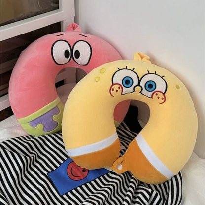 Patrick The Star Travel Pillow - Soft Headrest