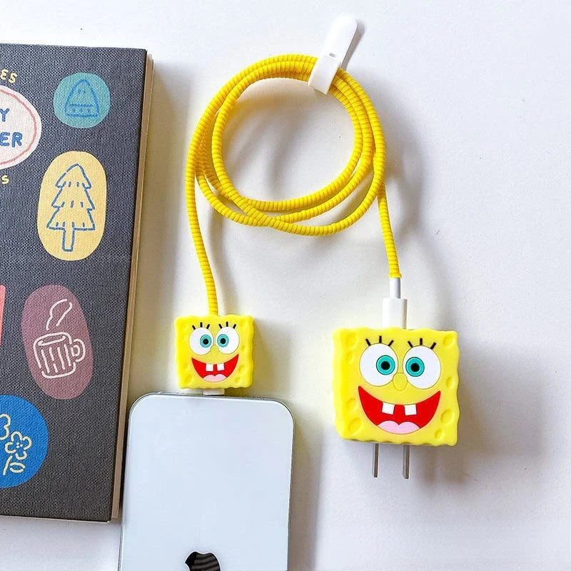Protector de cable de Bob Esponja - Figuras USB